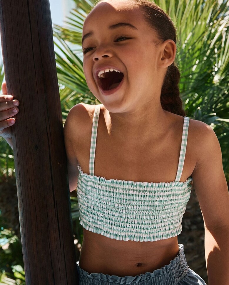 Ver seleção da tendência Vichy em Moda Banho Infantil na loja online do El Corte Inglés