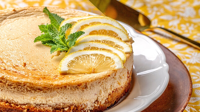 Tarte Fresca de Limão e Mascarpone com Base de Amêndoa