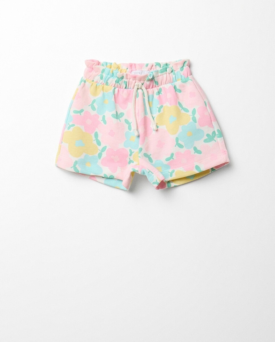 Imagem 0 de Calções Terry com Estampado Floral