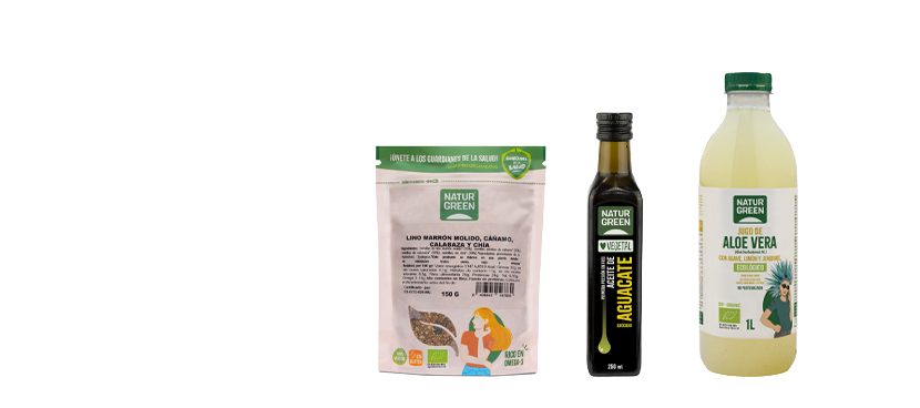 NATURGREEN 15% Semillas, aceites y jugos