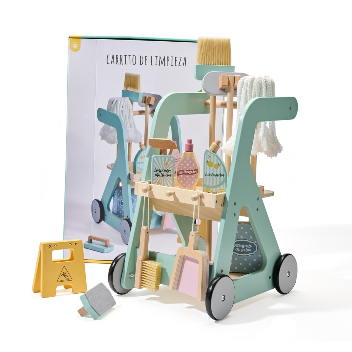 Imagem 0 de Carrinho de limpeza de madeira El Corte Inglés