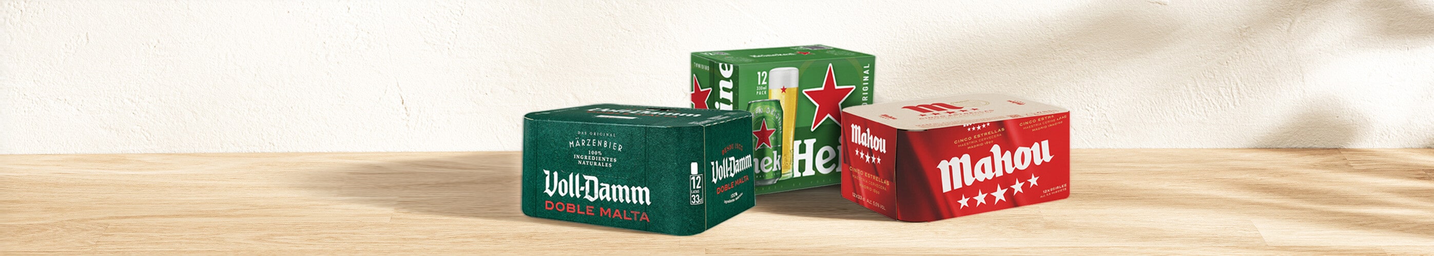 Selección de packs de cerveza