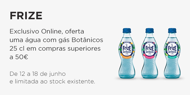 Exclusivo online, oferta Frize Botânicos 25 cl compras superiores a 50€ - 12 a 18 junho