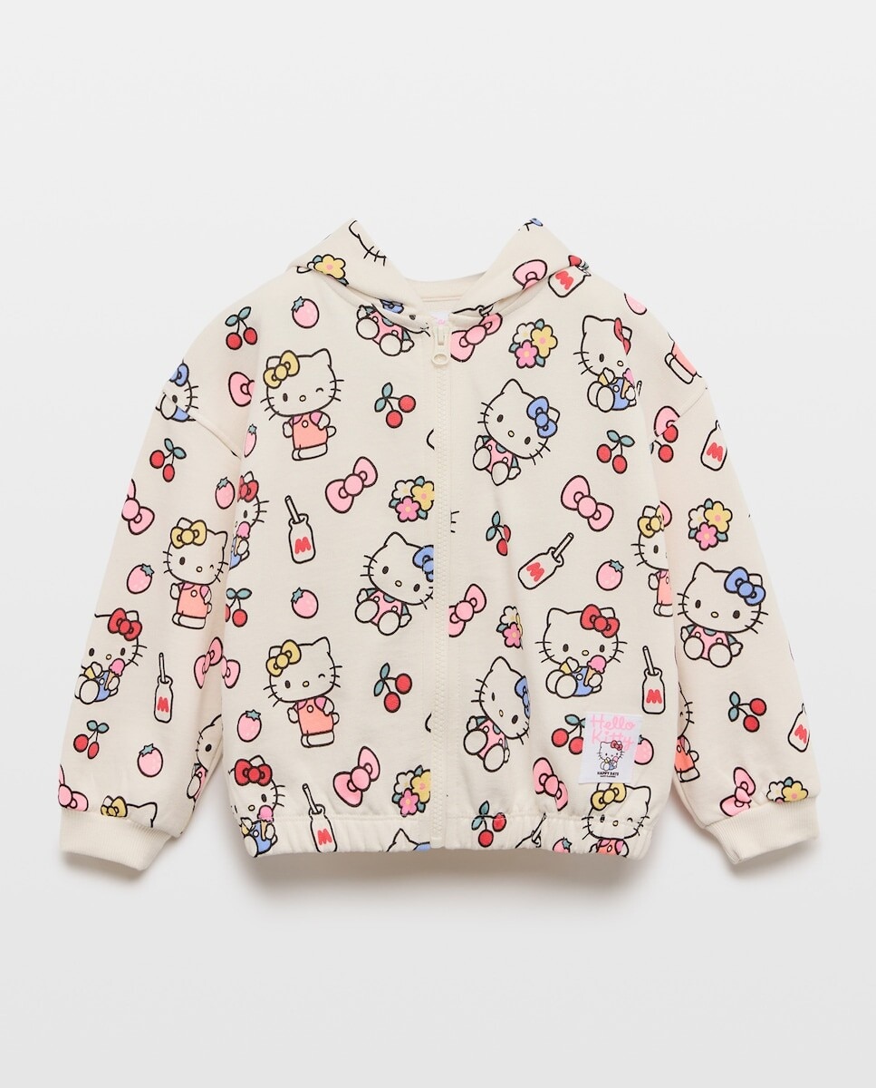Imagem 0 de Sweatshirt Aberta com Estampado Hello Kitty