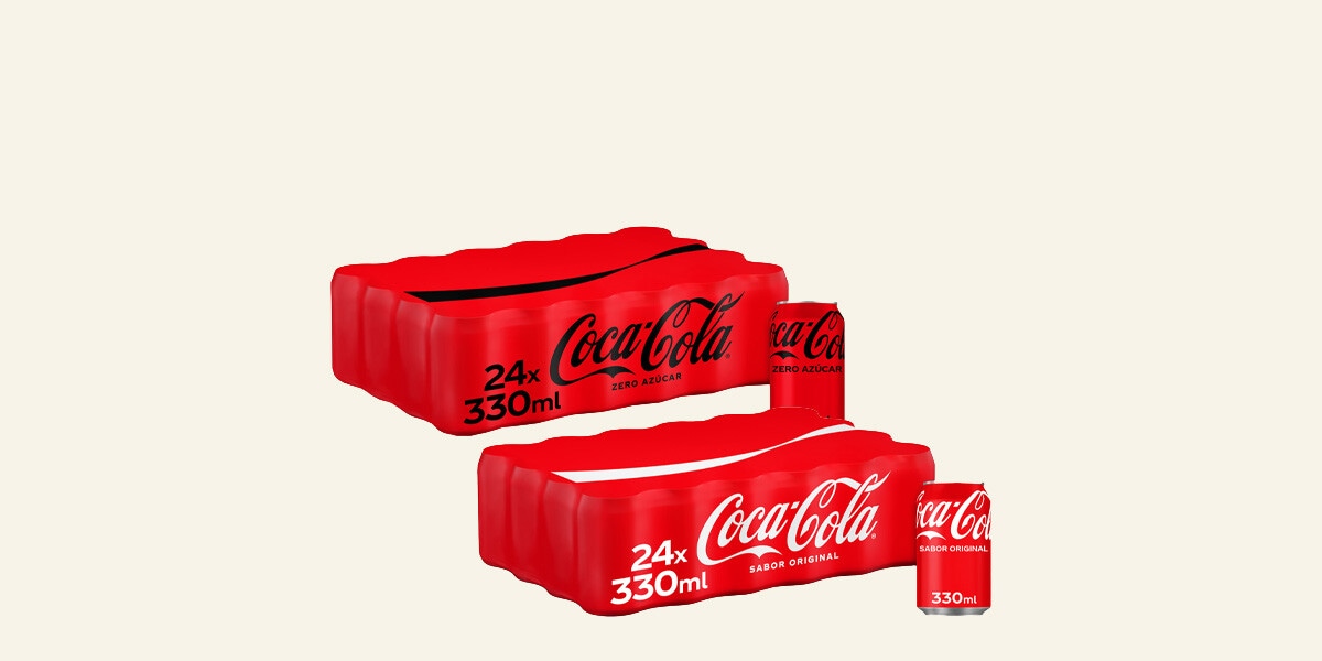Packs refrescos 24x33 cl Coca Cola