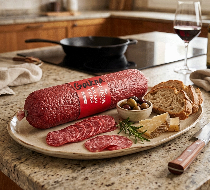 Salami extra al corte, Goikoa