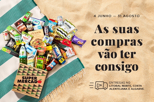 As suas compras vão ter consigo