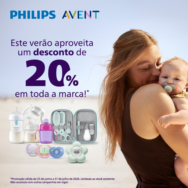 Promoção | Philips Avent | 20% de desconto em toda a marca