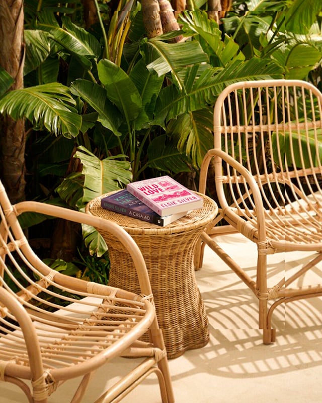 Recanto de leitura no terraço