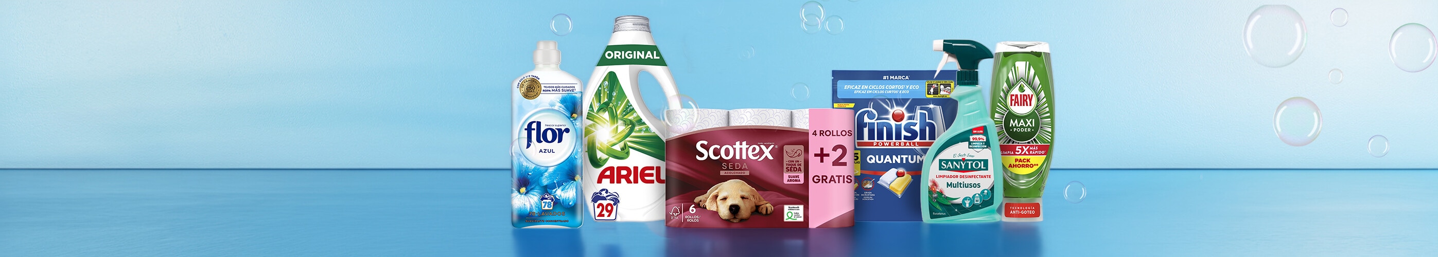 40% de regalo en Droguería y limpieza