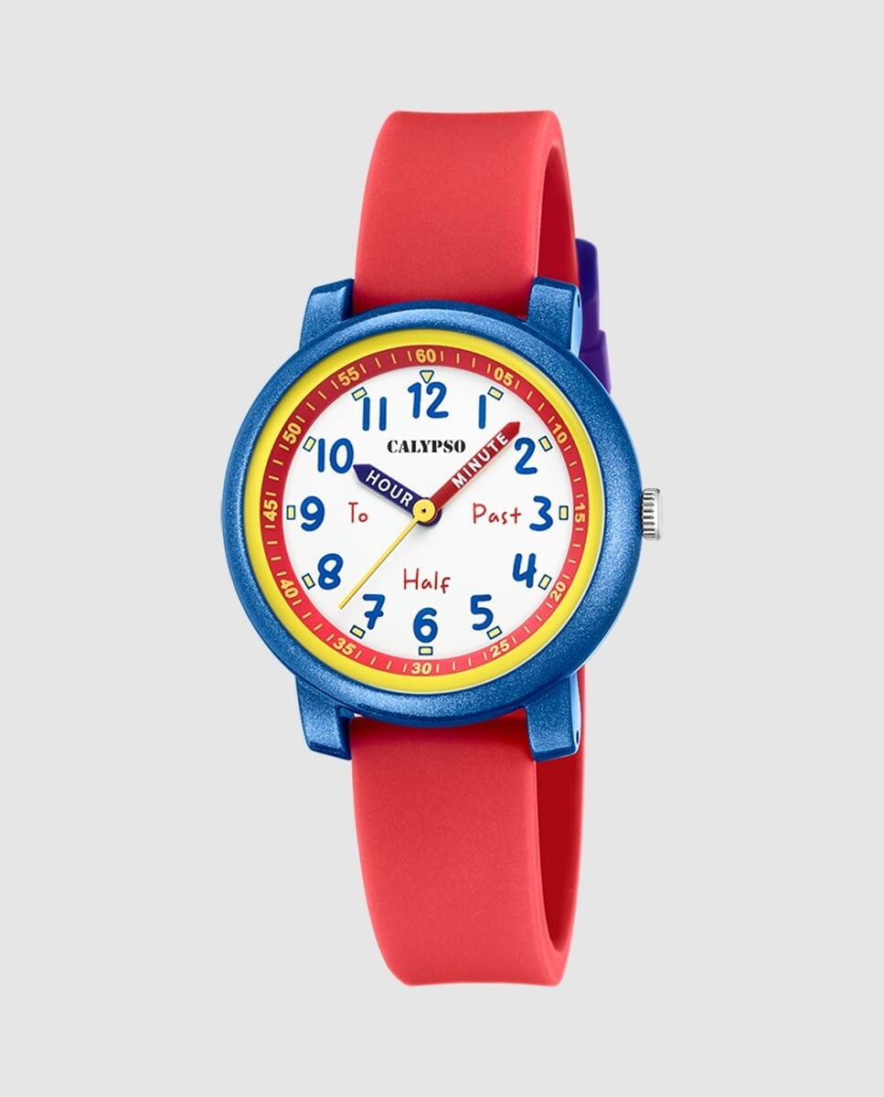 Imagem 0 de Relógio Infantil K5827/5 My First Watch de Borracha em Vermelho