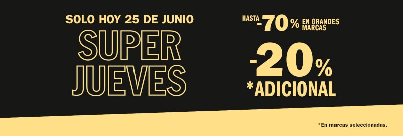 Superjueves -20% adicional