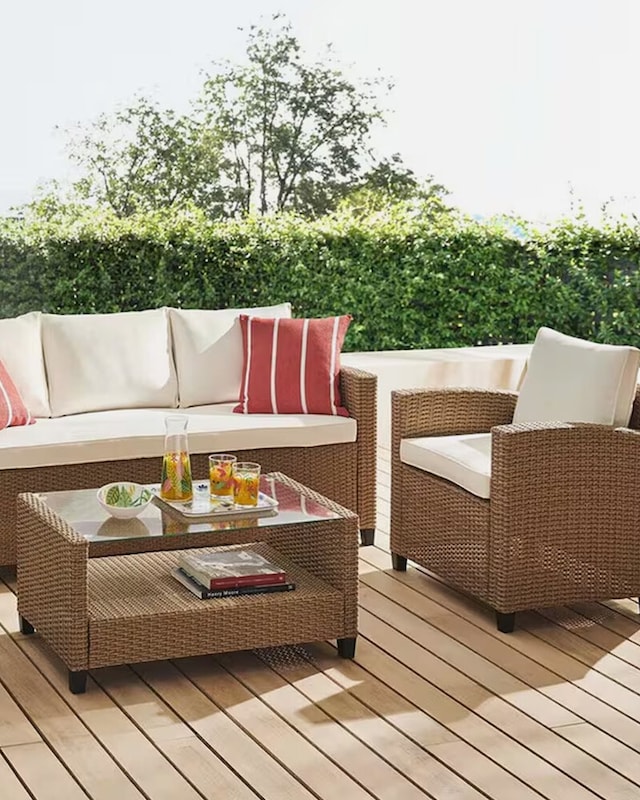 Terraza y jardín