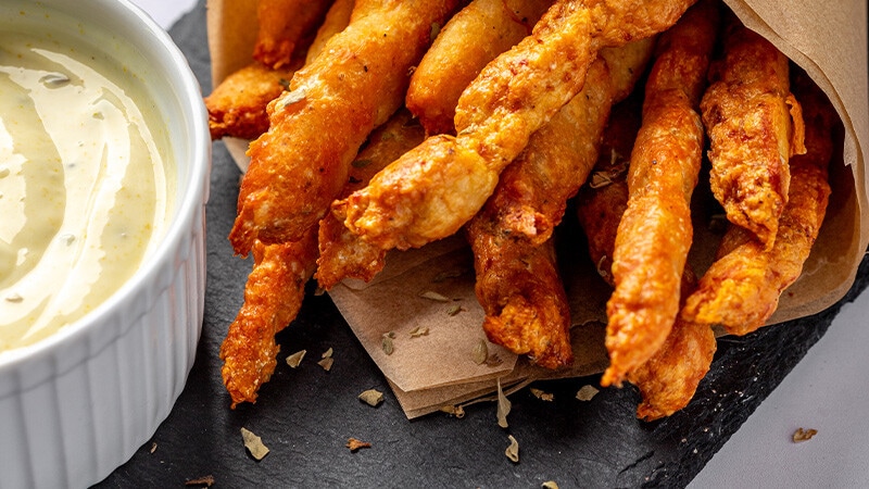 Palitos Crocantes de Frango