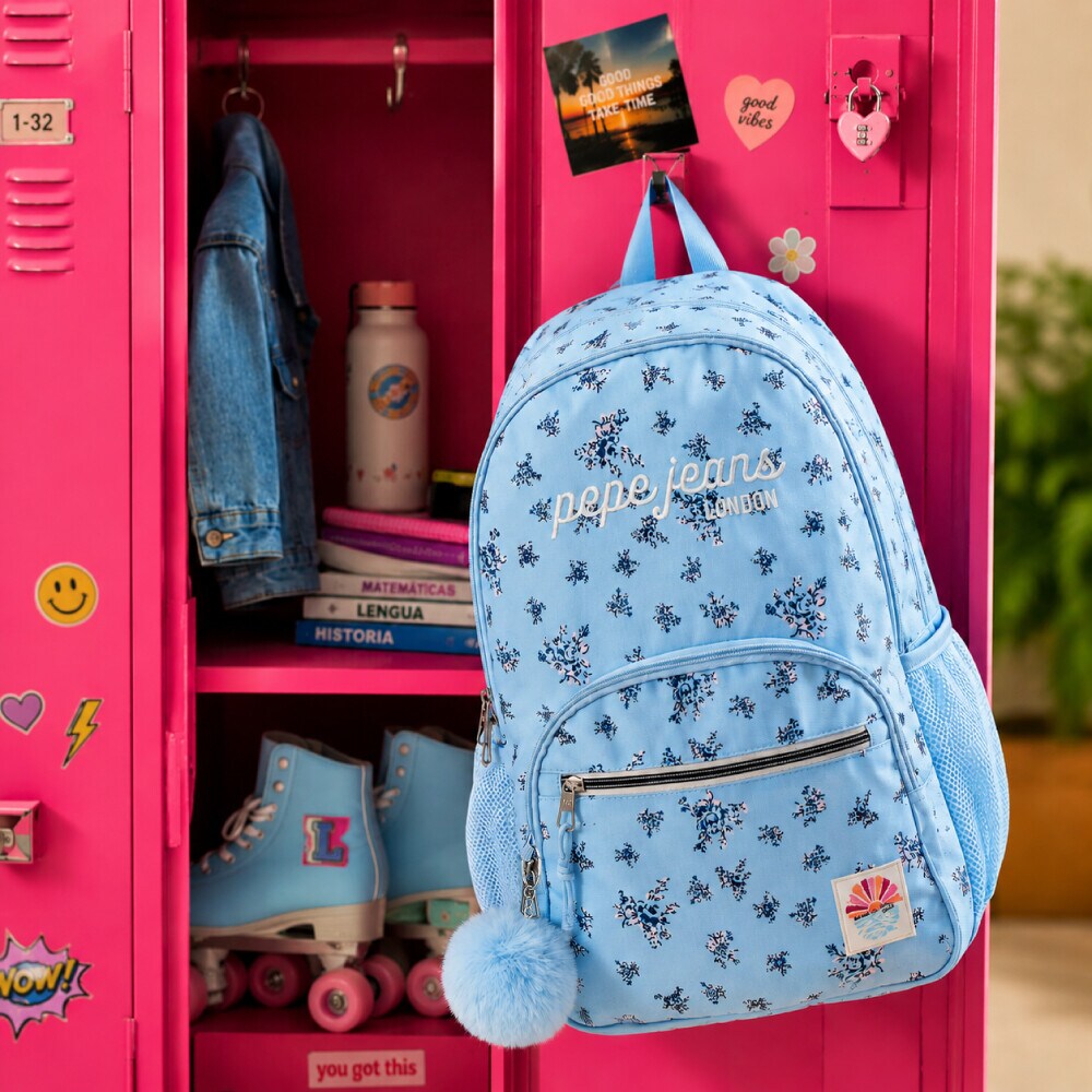 1 MOCHILAS ESCOLARES P2 PEPE JEANS VUELTA AL COLE