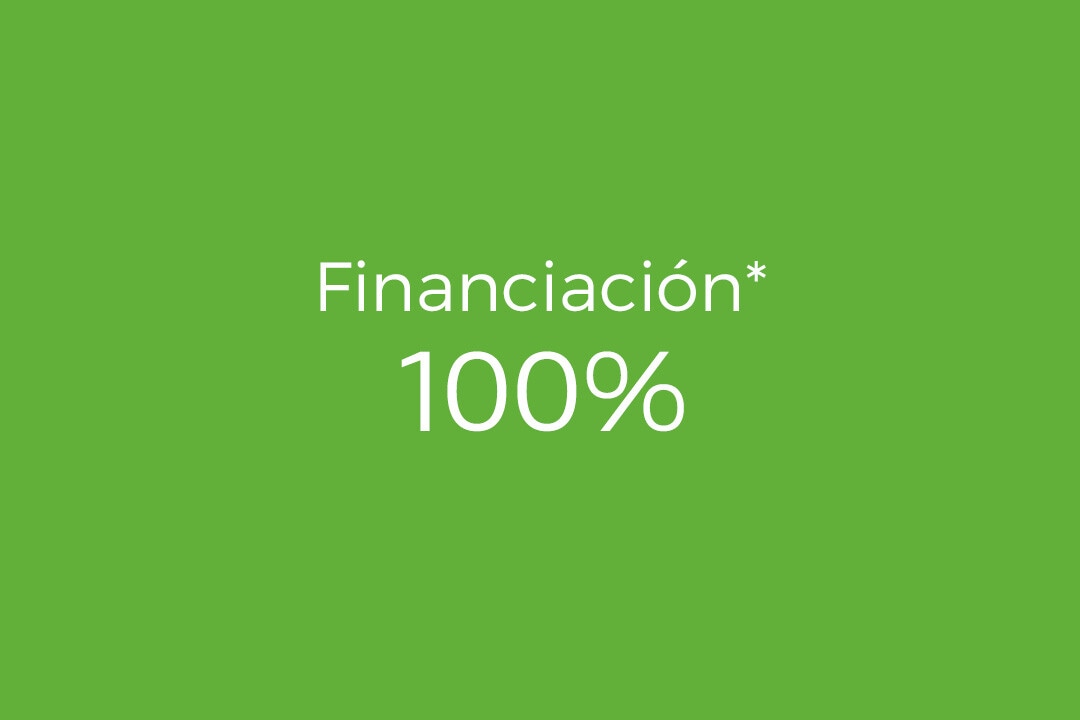Financiación* 100%