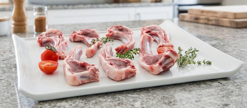 Chuletas de cordero recental