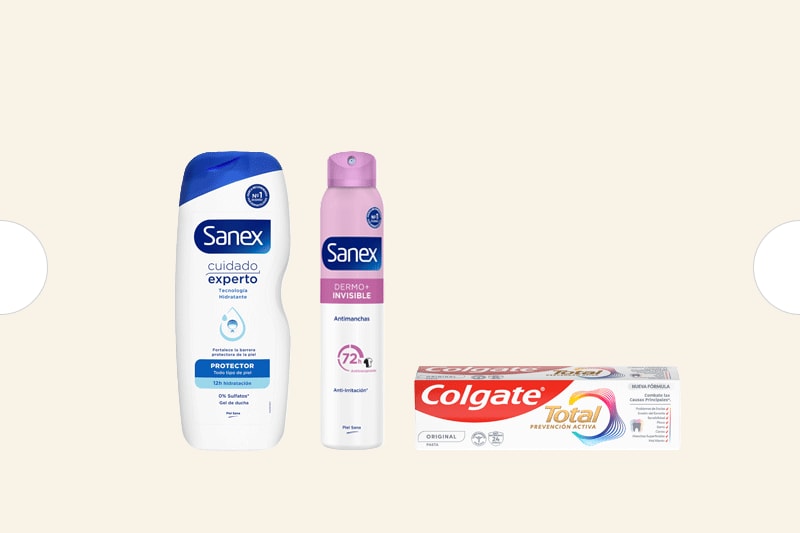 4€ de descuento por compra superior a 12€ en una selección de pastas de dientes Colgate, geles y desodorantes Sanex. Introduce código COLGATEDTO. Exclusivo online