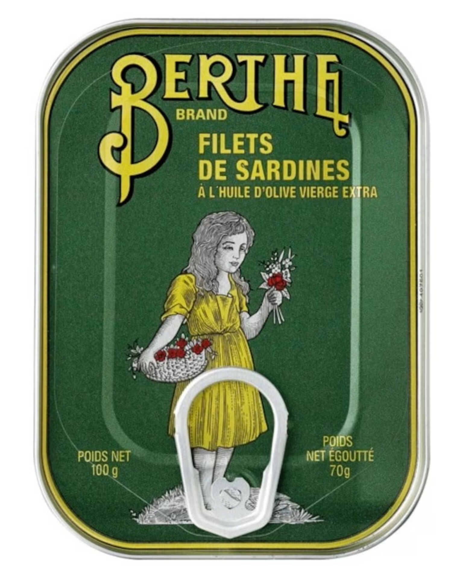 Berthe Filetes de Sardinha em Azeite Virgem Extra lata 100 g