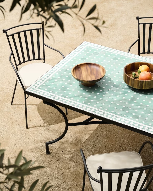 Terraço e jardim