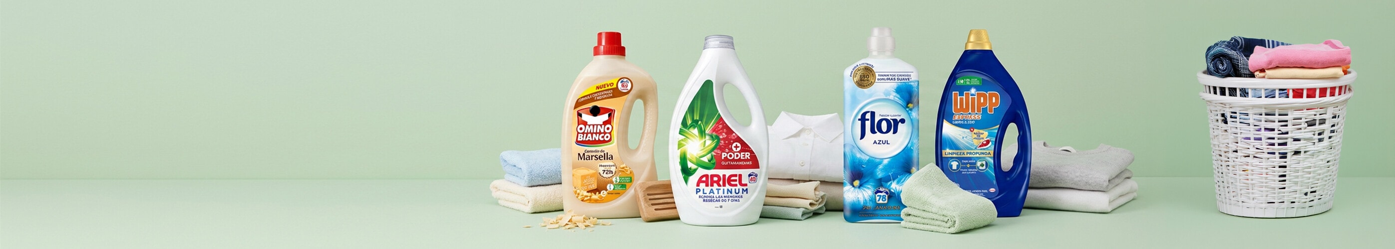 Detergentes y suavizantes
