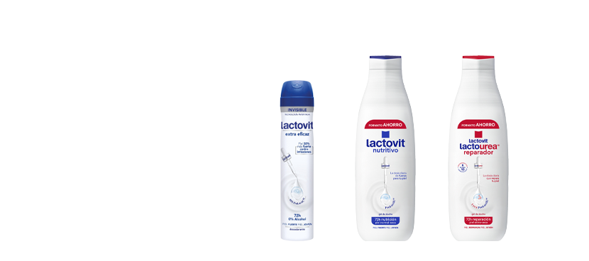 Lactovit Geles de baño, crema corporal y desodorante
