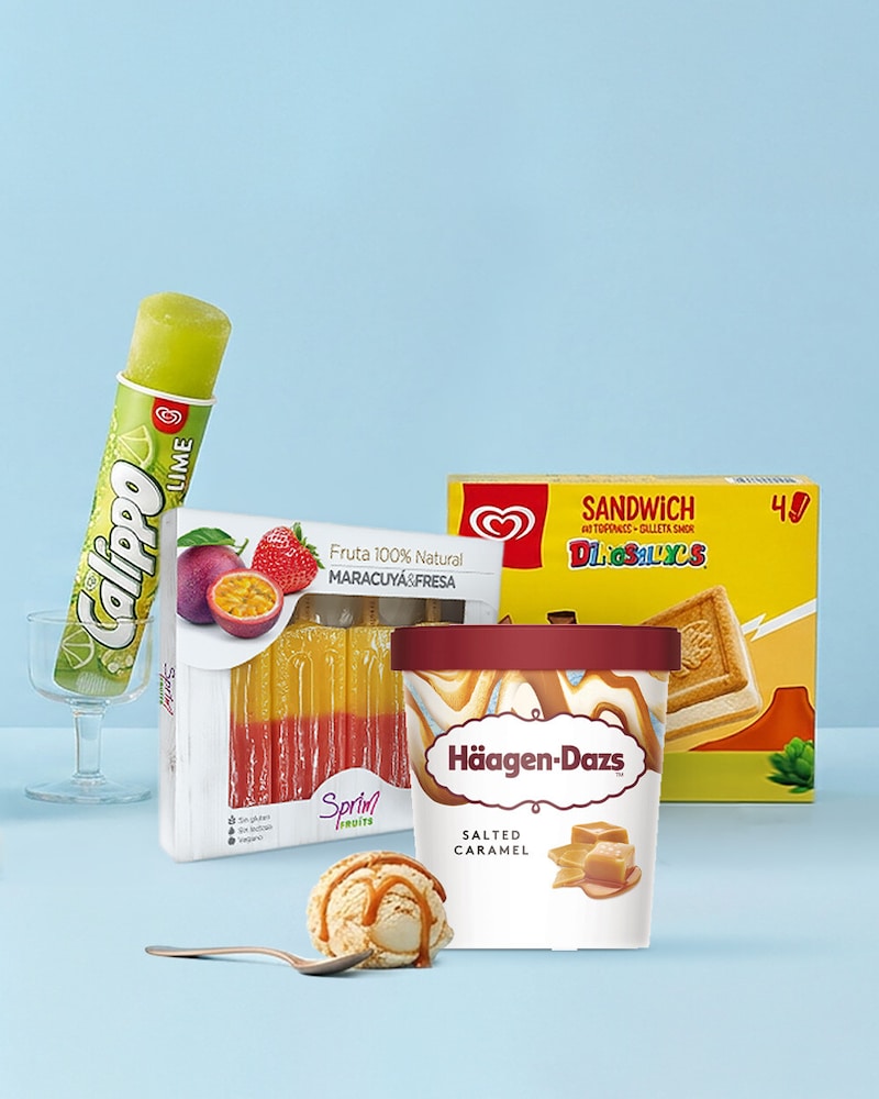 2ª unidad -50% en helados