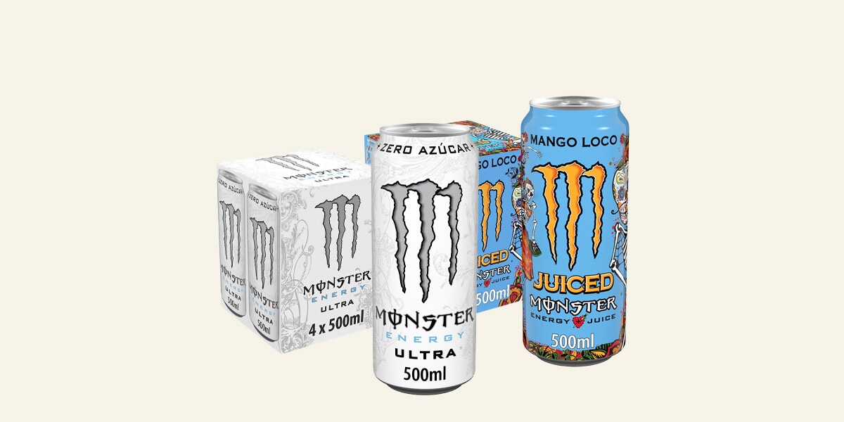 Bebidas energéticas Monster