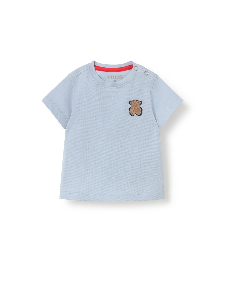 Imagem 0 de T-shirt Infantil em Suave Algodão Tingido com Urso