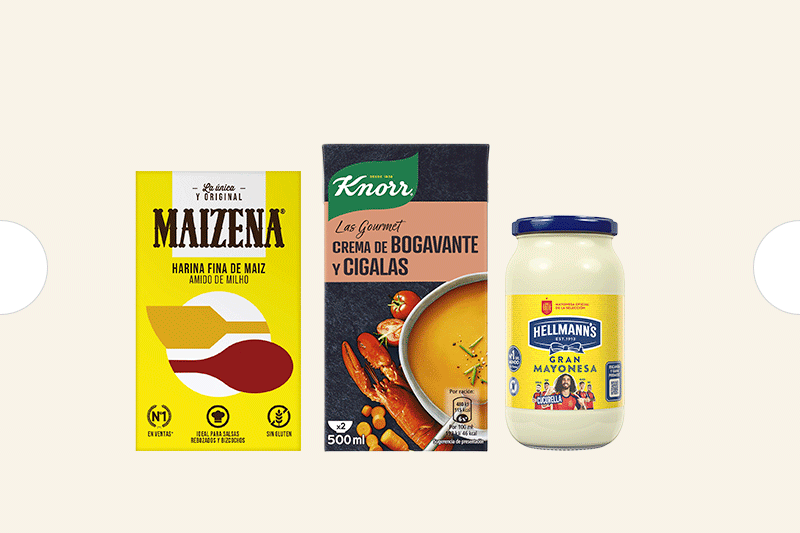 4€ de descuento por compra superior de 11€ en selección de salsas y preparados para cocinar. Introduce el código UNILEVERDTO. Exclusivo online