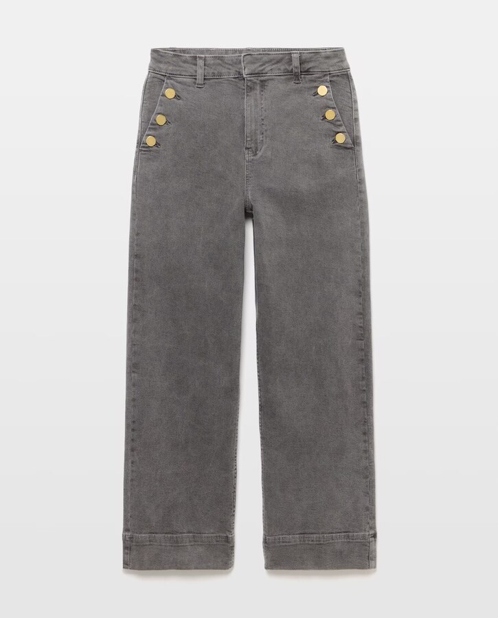 Easy Wear Denim Crop Flare