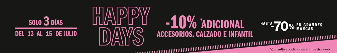 -10% adicional - Happy Days