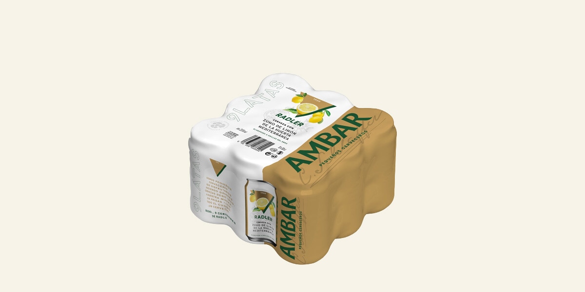 Cerveza en pack Ámbar