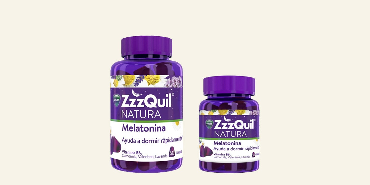 Gominolas de melatonina para dormir Zzzquil
