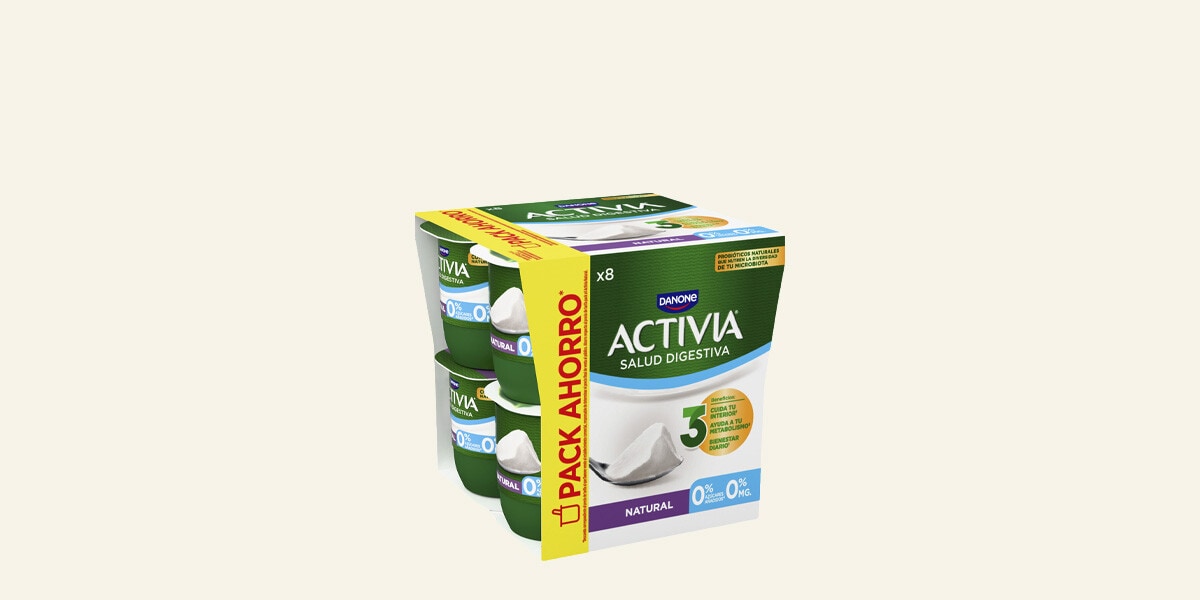 Bífidus natural desnatado Danone Activia