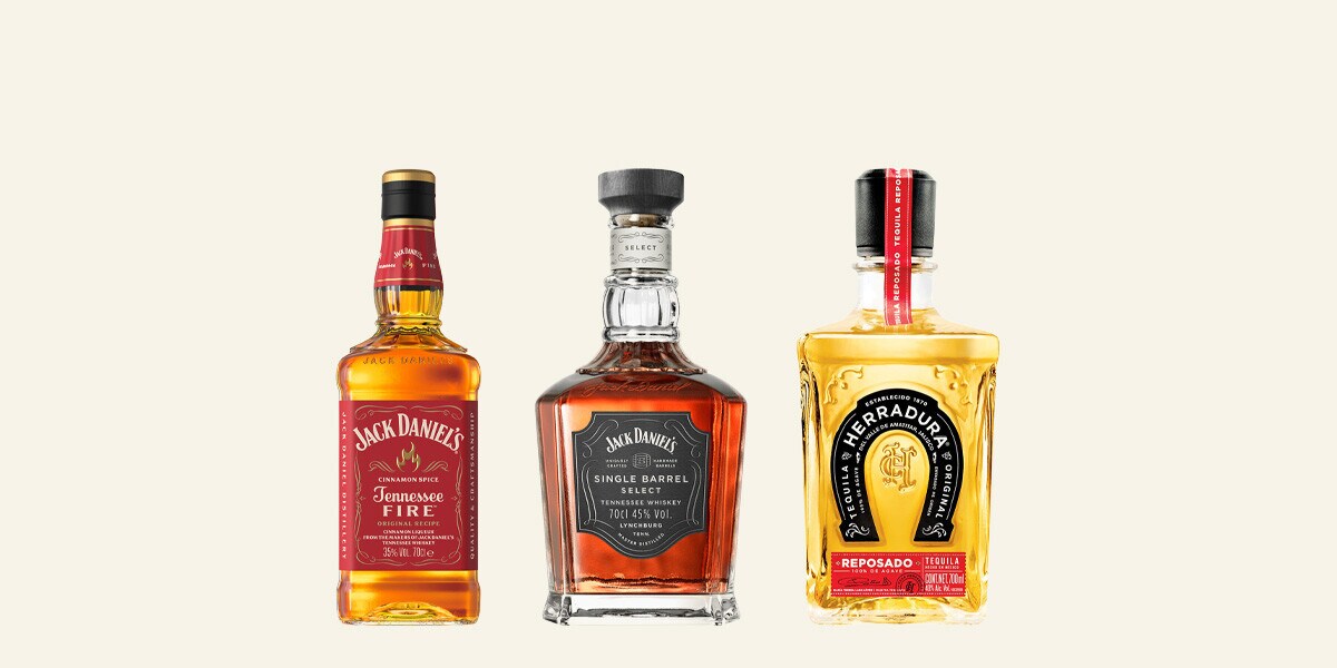 Tequila, gienbra y whisky Multimarca