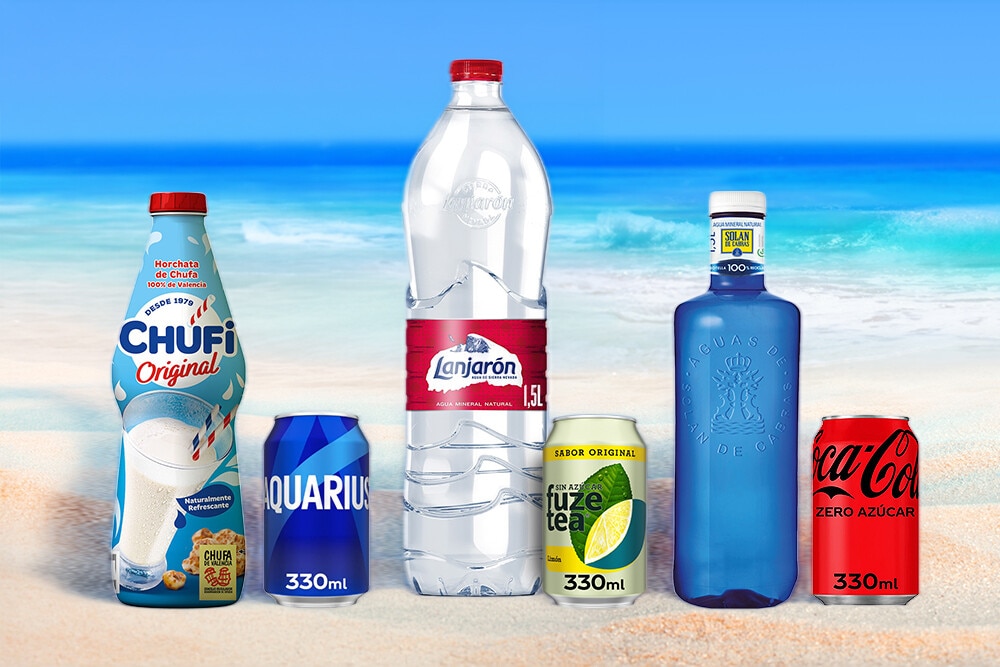 Refrescos, aguas y zumos