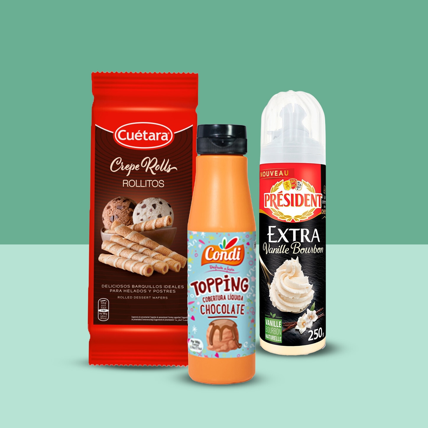 toppings e complementos