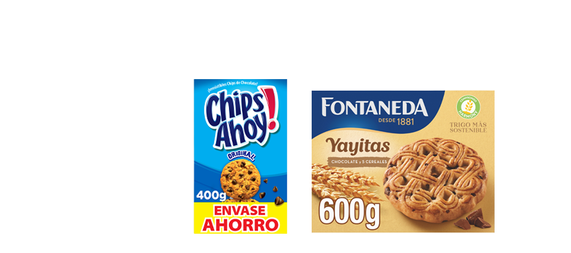 Multimarca Galletas Chips Ahoy, Yayitas y Fontaneda