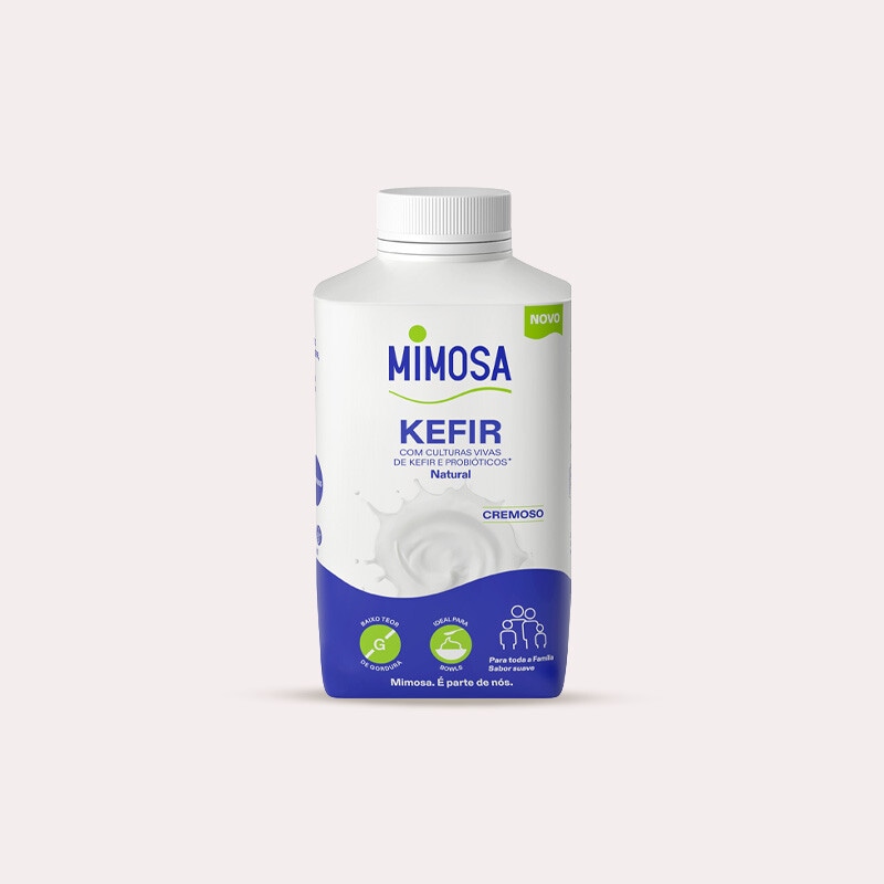 Exclusivo online, oferta Mimosa Kéfir Natural 500 ml em compras superiores a 50€