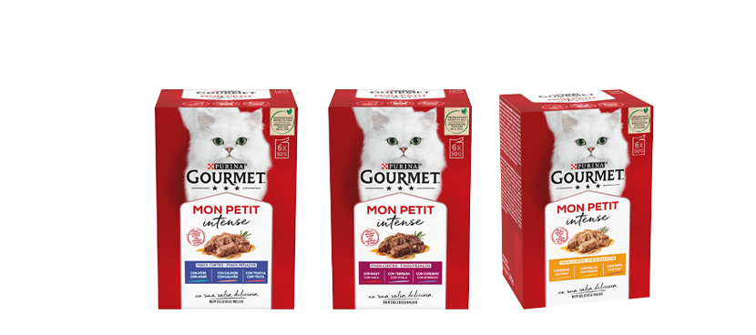 Gourmet Mon Petit Comida húmeda gato distintas recetas y formatos