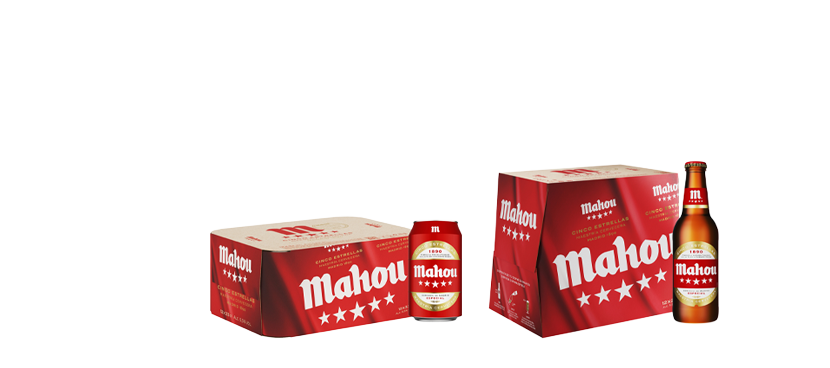 Mahou Cerveza rubia nacional distintas variedades distintos formatos