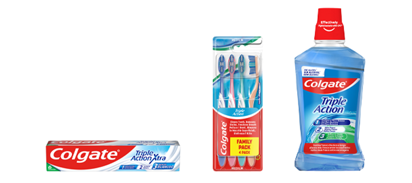 Colgate Pastas, cepillos y enjuagues bucales