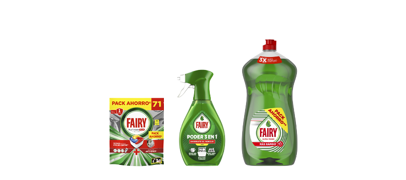 Fairy Detergente y lavavajillas a mano