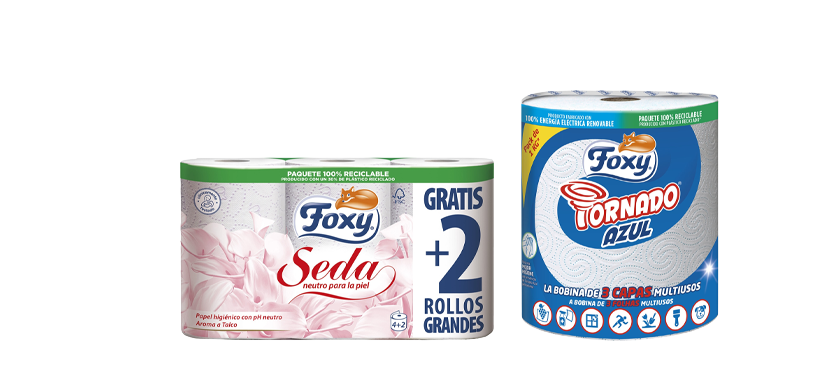 Foxy Papel higiénico, de cocina y pañuelos