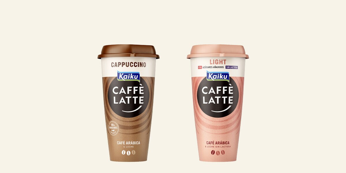 Cafés refrigerados vasos 230 ml Kaiku