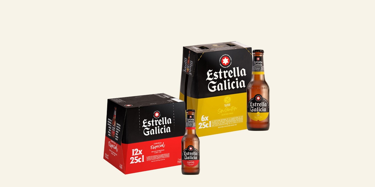Cerveza rubia nacional  Estrella Galicia