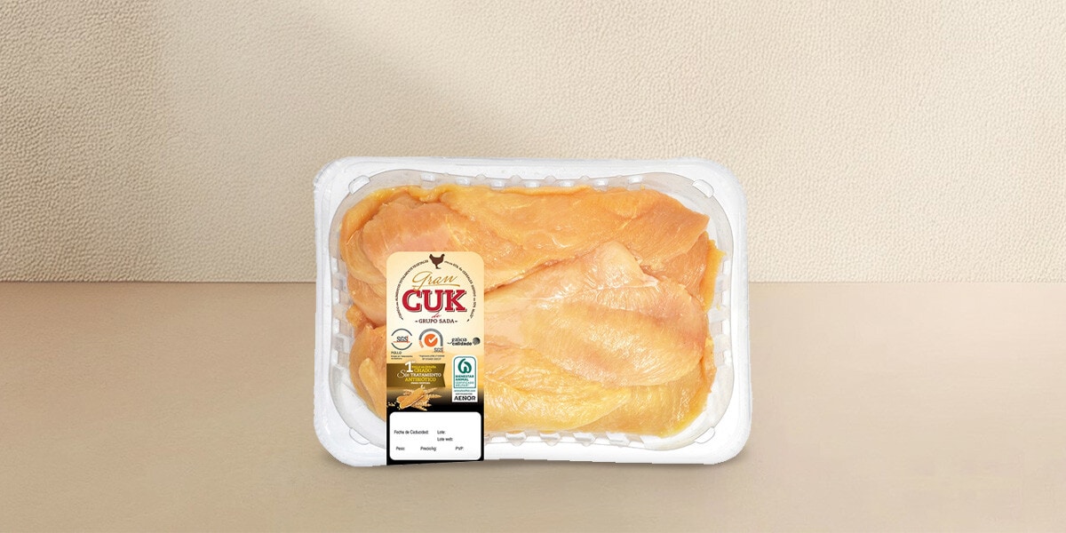 Filetes de pechuga de pollo Gran Cuk