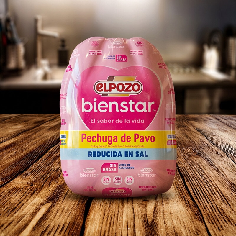 elpozo Fiambre de Peito de Peru Bienstar sem gordura e sal reduzido elpozo Fiambre de Peito de Peru Bienstar sem gordura e sal reduzido
