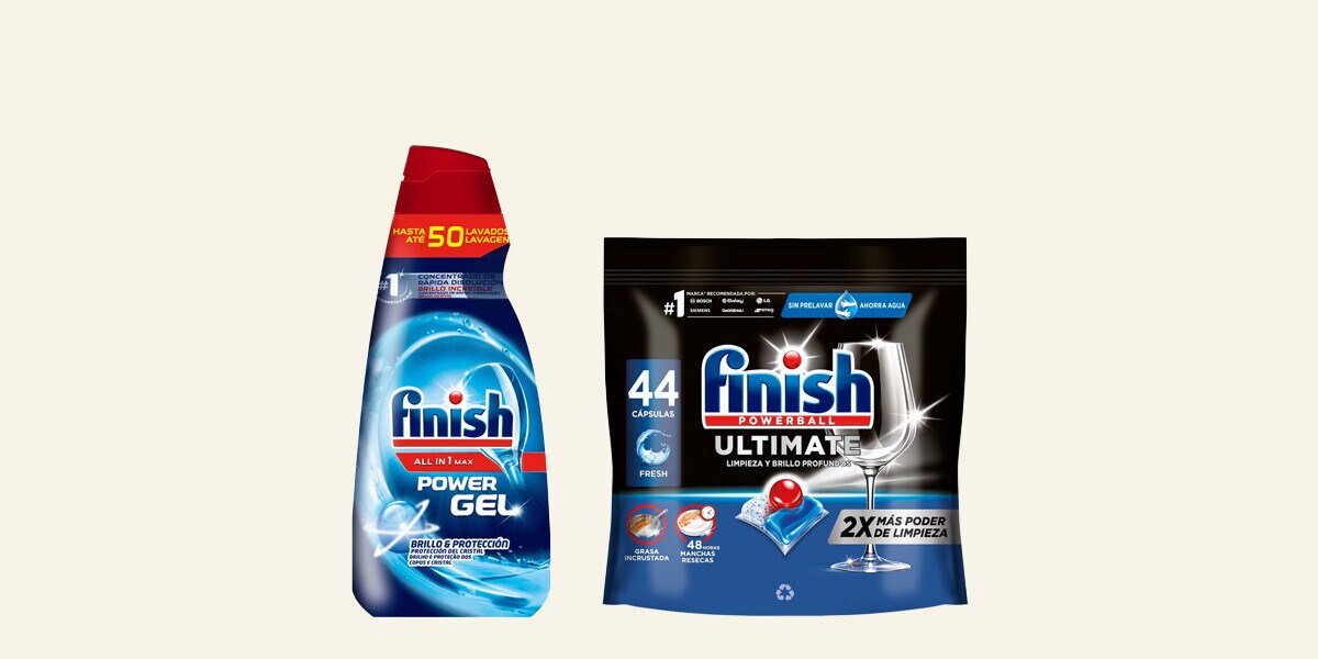 Detergente para el lavavajillas Finish